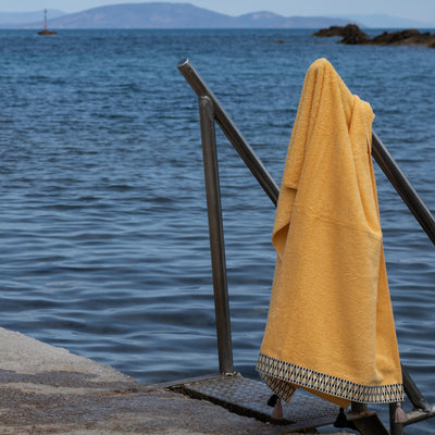 Πετσέτα Θαλάσσης Sundara Κίτρινη