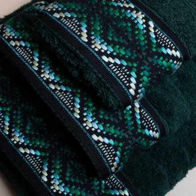 Βαμβακερή Χειροποίητη Πετσέτα Kella Κυπαρισσί