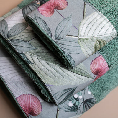 Βαμβακερή Χειροποίητη Πετσέτα Somet Πράσινη