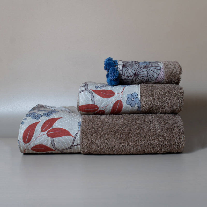 Βαμβακερή Χειροποίητη Πετσέτα Filma Μπεζ