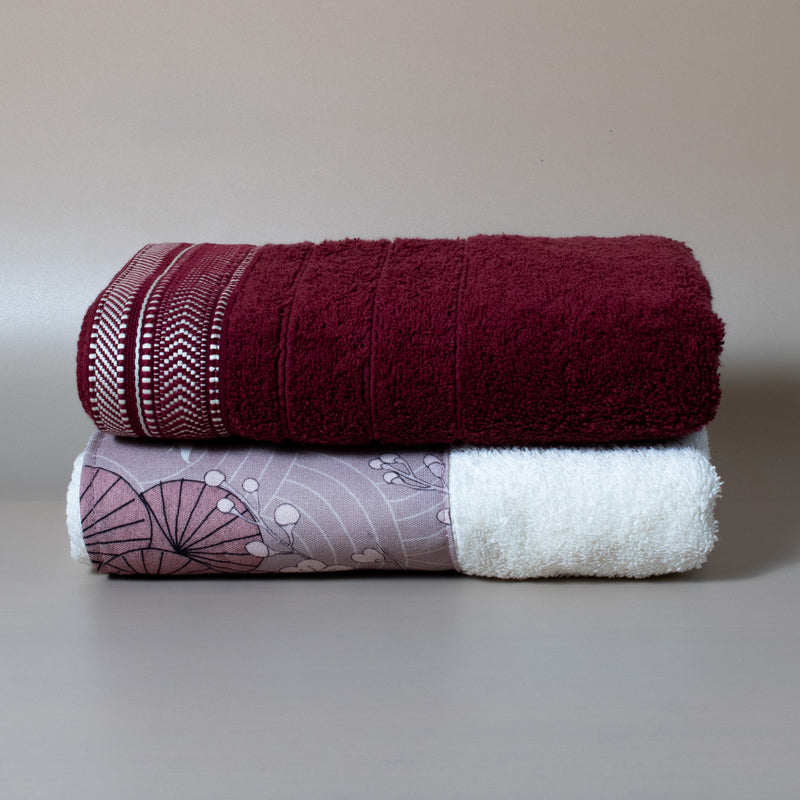 Σετ Βαμβακερές Χειροποίητες Πετσέτες Προσώπου Amly Multi