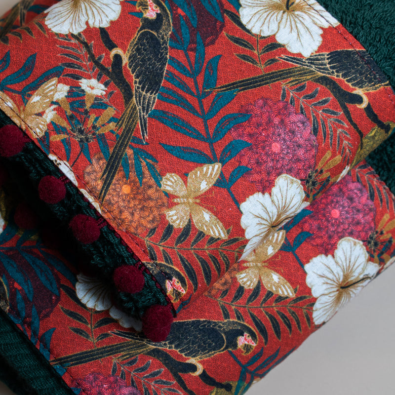 Βαμβακερή Χειροποίητη Πετσέτα Forest Πράσινη