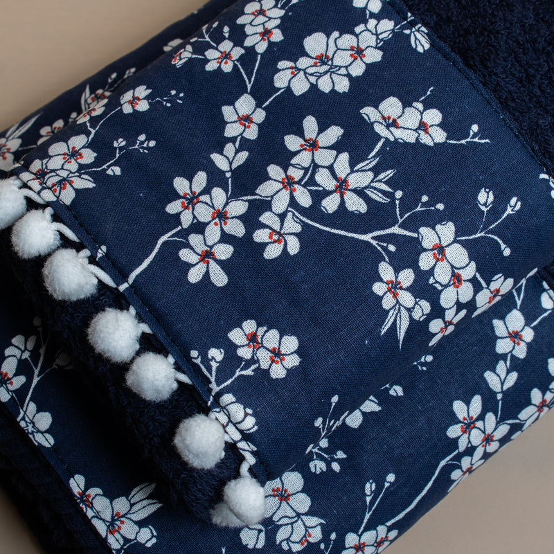 Βαμβακερή Χειροποίητη Πετσέτα Paysle Μπλε