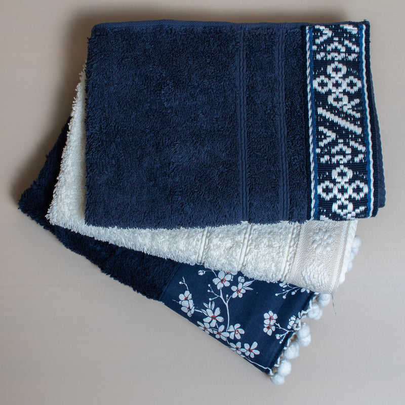 Σετ Βαμβακερές Χειροποίητες Πετσέτες Χειρός Jowls Multi