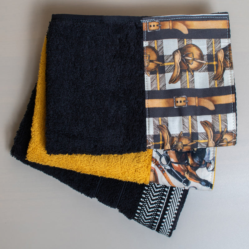 Σετ Βαμβακερές Χειροποίητες Πετσέτες Χειρός Horsie Multi