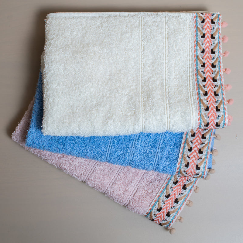 Σετ Βαμβακερές Χειροποίητες Πετσέτες Χειρός Multi