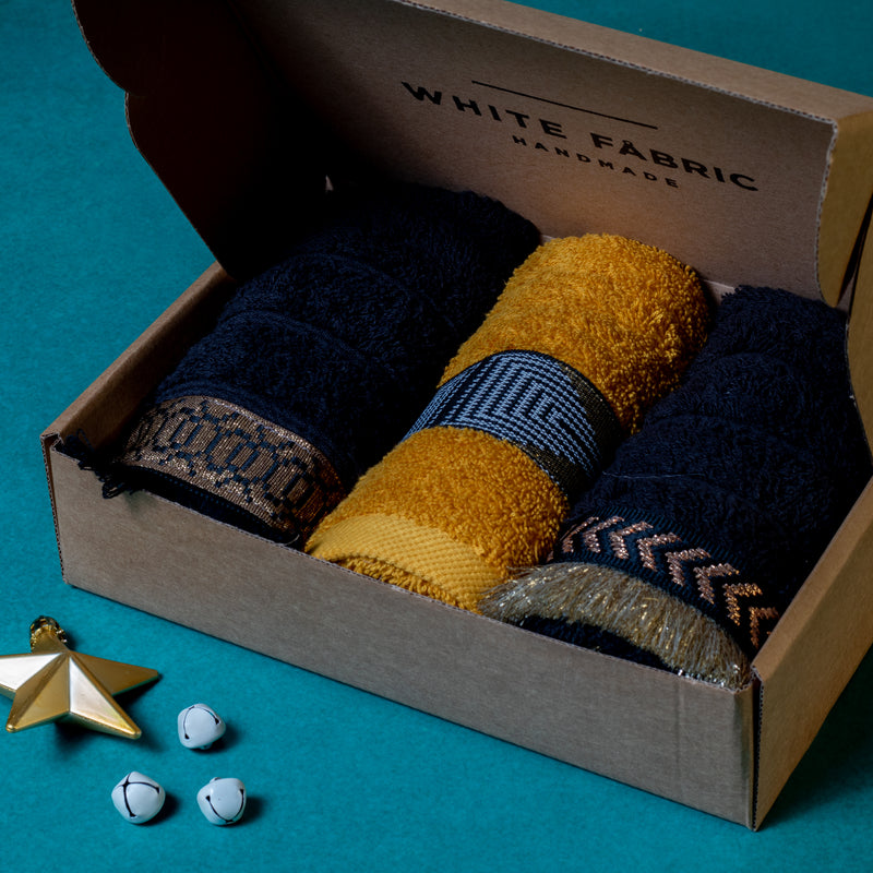 Craft Giftbox Gold Leaf (Σετ 3 Πετσέτες Χειρός)