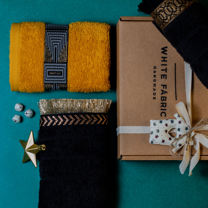 Craft Giftbox Gold Leaf (Σετ 3 Πετσέτες Χειρός)