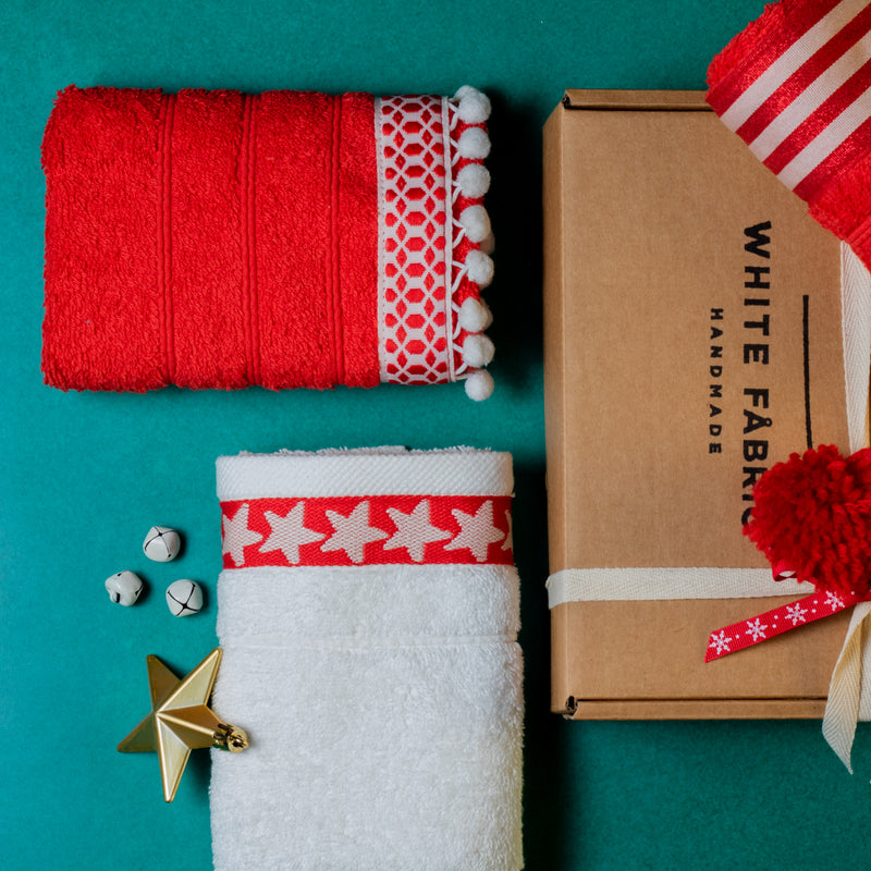 Craft Giftbox Red Star (Σετ 3 Πετσέτες Χειρός)
