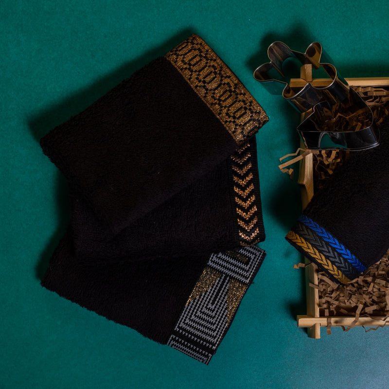 Giftbox Gold Leaf (Σετ 4 Λαβέτες)