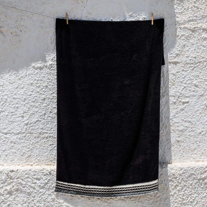 Πετσέτα Θαλάσσης Wandera Μαύρη