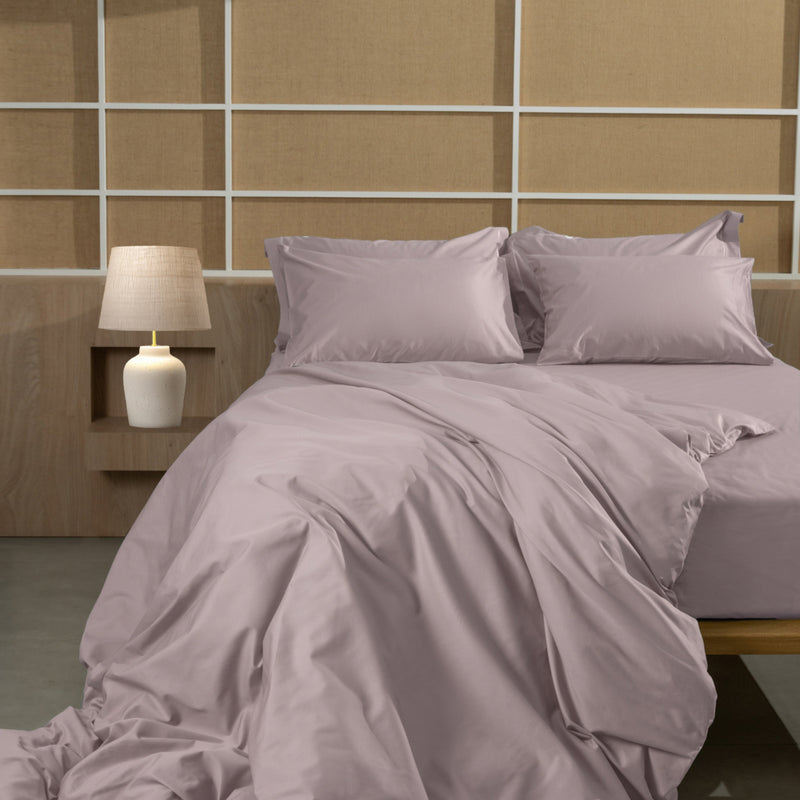 Σετ Σεντόνια Parisienne Ροζ 100% Βαμβακοσατέν