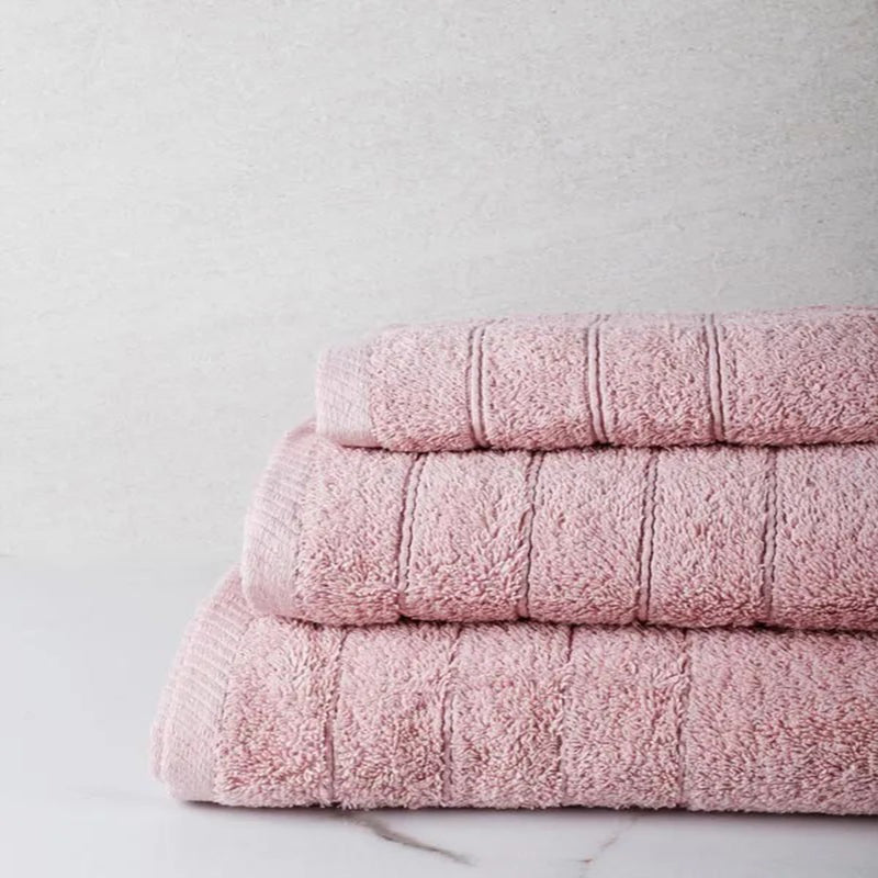 Σετ Βαμβακερές Πετσέτες Premium Ροζ